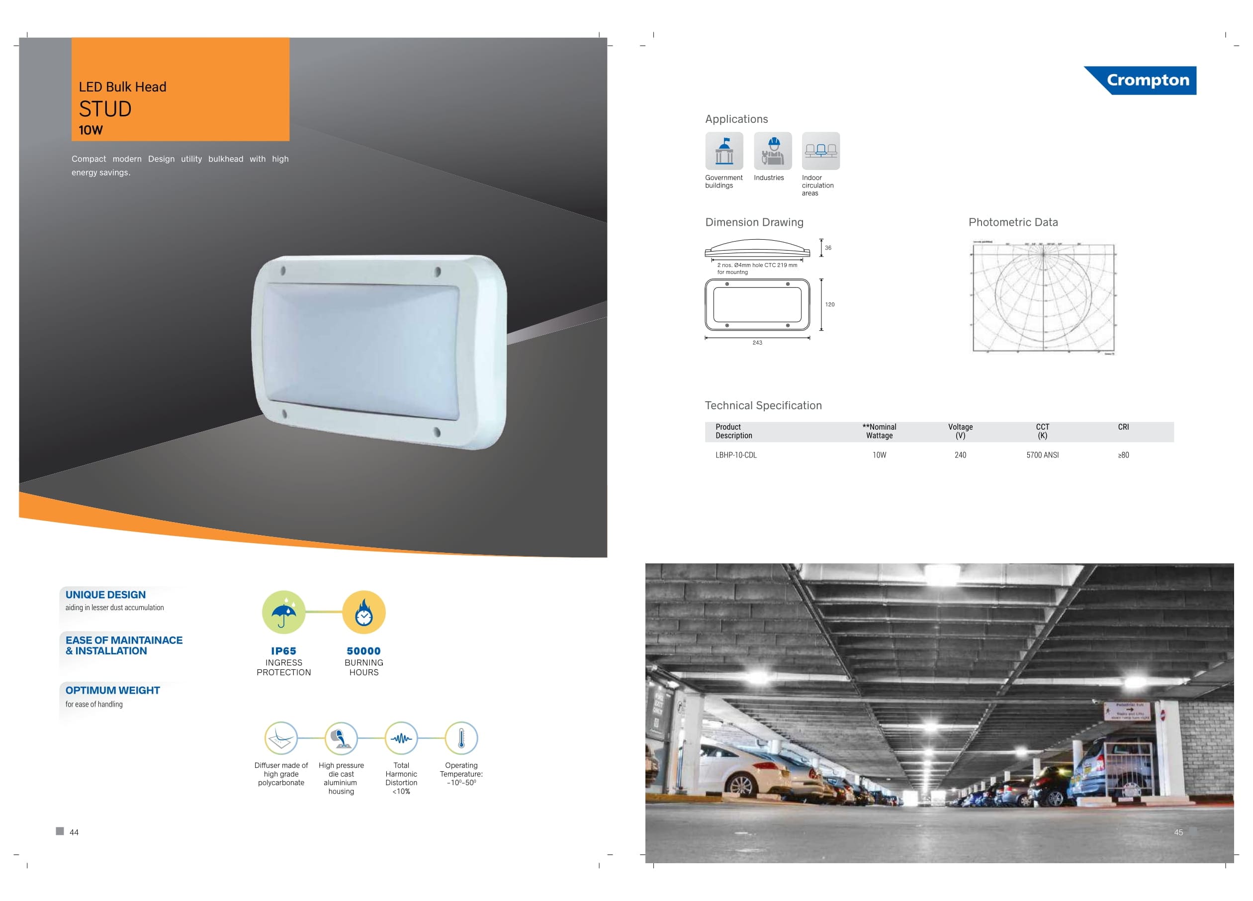Led Bulk Head STUD